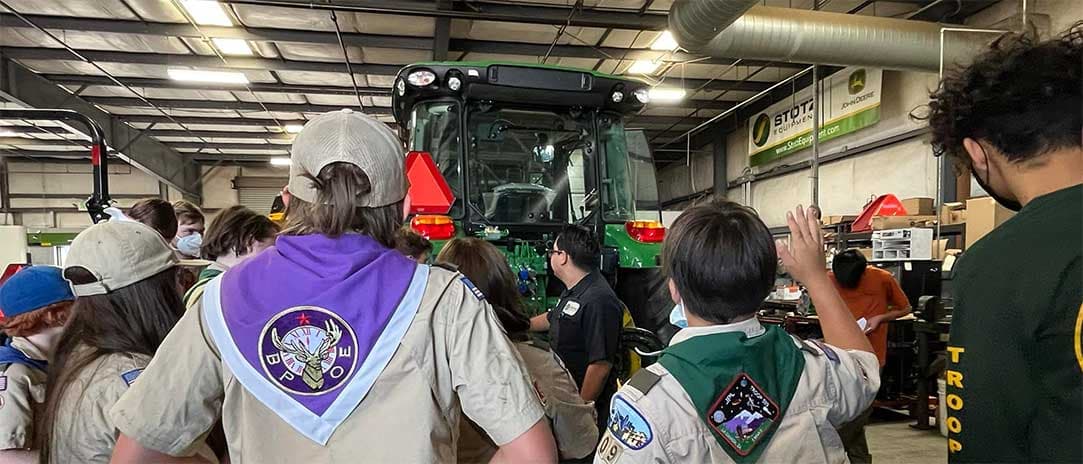 Boy Scouts Farm Class